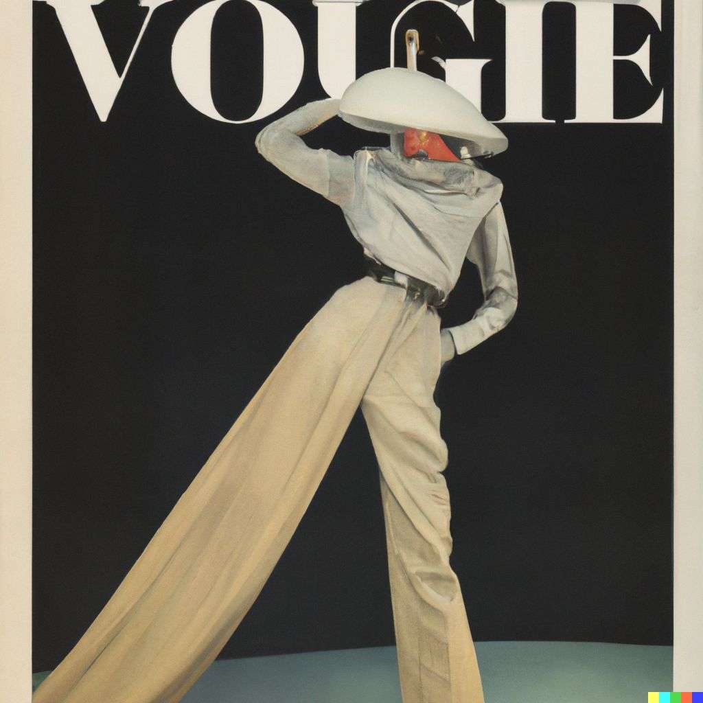 an astronaut, front cover of Vogue, 1930